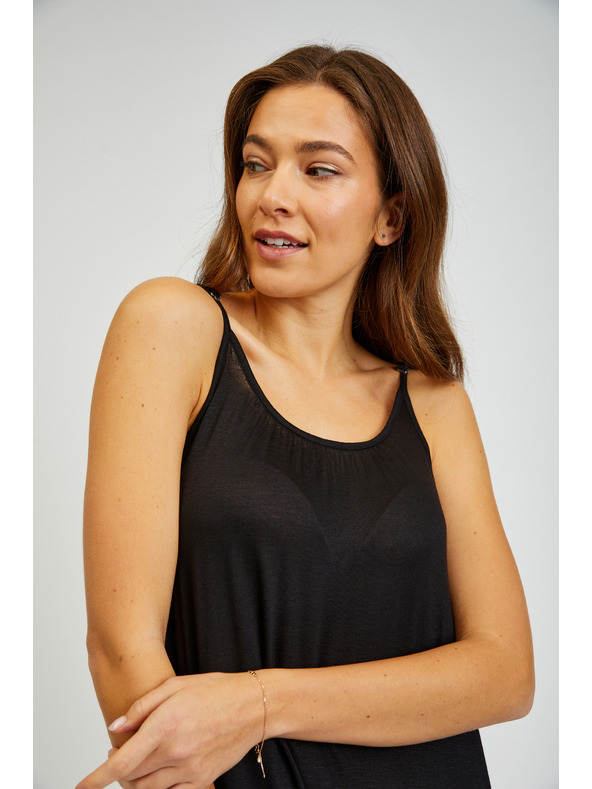 Sam 73 Schwarzes trägerloses Damenkleid SAM 73 Alla