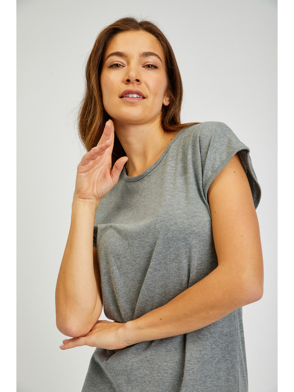 Sam 73 Graues Damen Basic-Kleid SAM 73 Jeanne