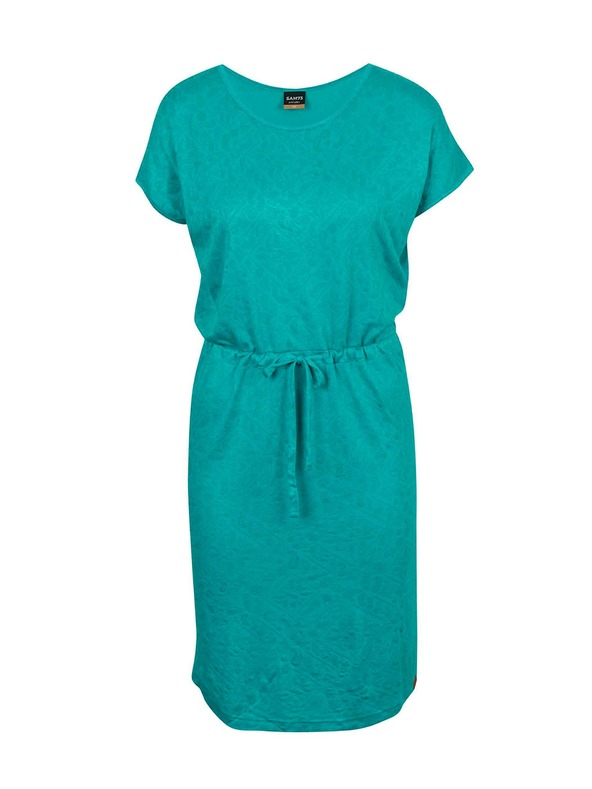 Sam 73 Türkisfarbenes gemustertes Damenkleid SAM 73 Odette