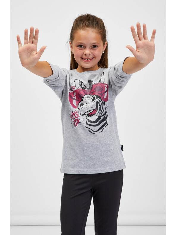 Sam 73 Graues Mädchen-T-Shirt SAM 73 Agnes