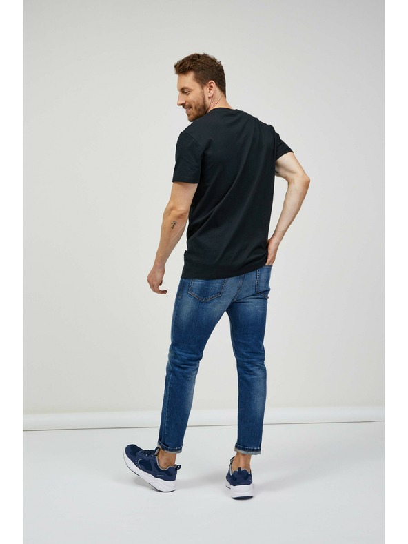 Sam 73 Schwarzes Herren-T-Shirt SAM 73 Quarip