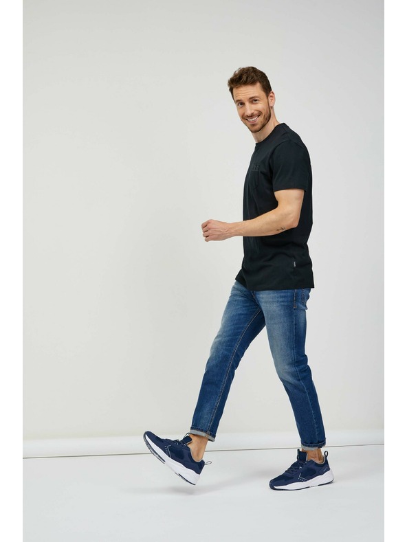 Sam 73 Schwarzes Herren-T-Shirt SAM 73 Quarip