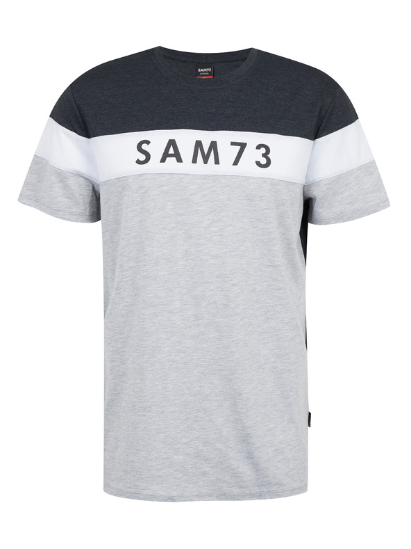 Sam 73 Graues Herren-T-Shirt SAM 73 Kavix
