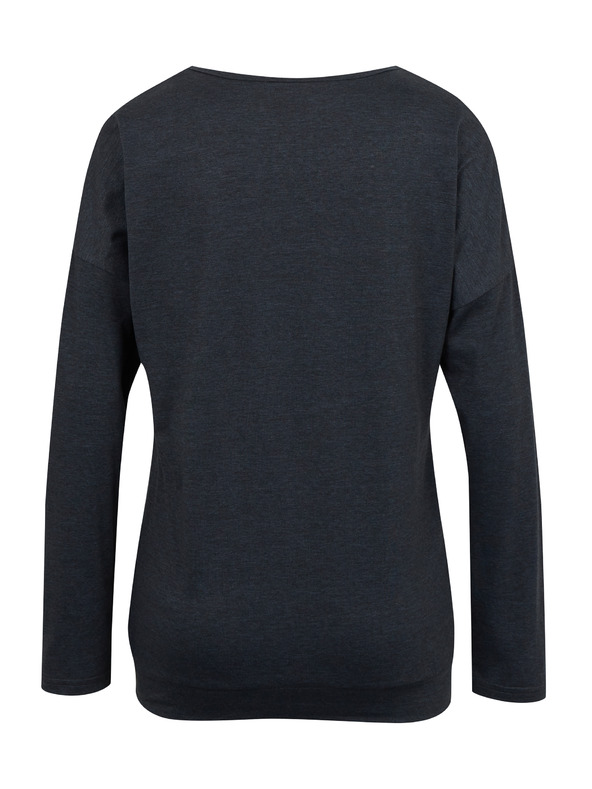 Sam 73 Schwarzes Basic-Langarm-T-Shirt für Frauen SAM 73 Azuka