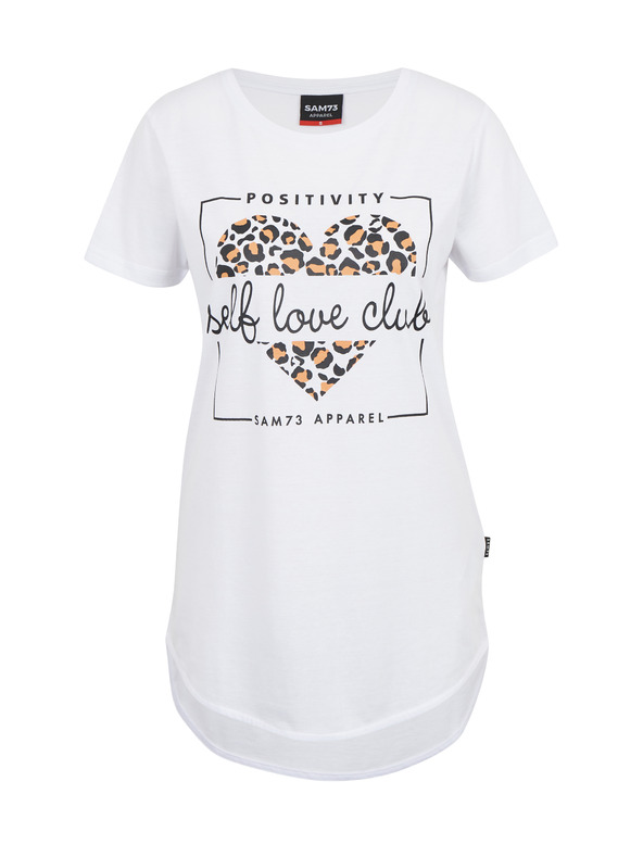 Sam 73 Weißes Damen-T-Shirt SAM 73 Inathi