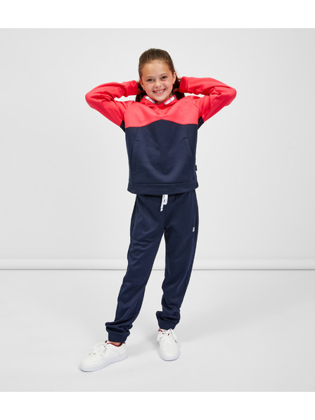 Sam 73 Blauer und rosa Kapuzenpullover für Mädchen SAM 73 Gersemi