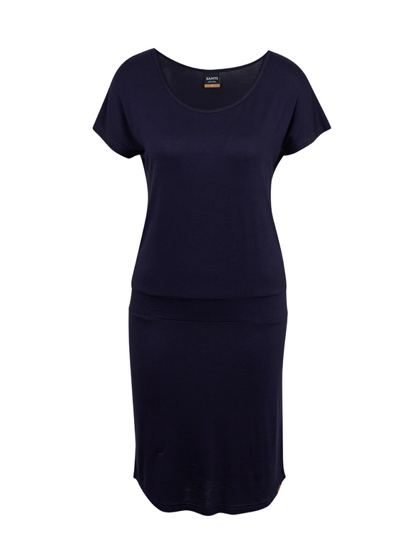 Sam 73 Dunkelblaues Basic-Damenkleid SAM73 Corvus