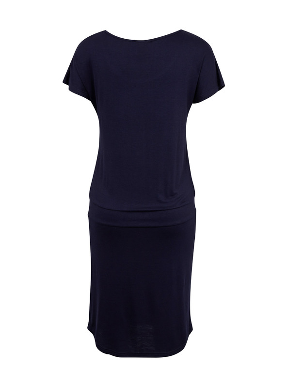 Sam 73 Dunkelblaues Basic-Damenkleid SAM73 Corvus