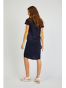 Sam 73 Dunkelblaues Basic-Damenkleid SAM73 Corvus