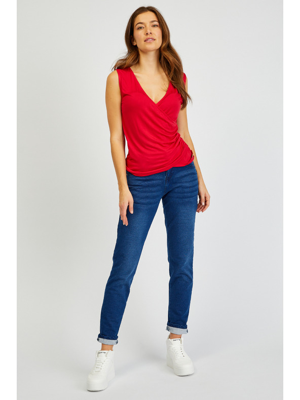 Sam 73 Rotes Basic-Tank-Top für Damen SAM73 Lupus