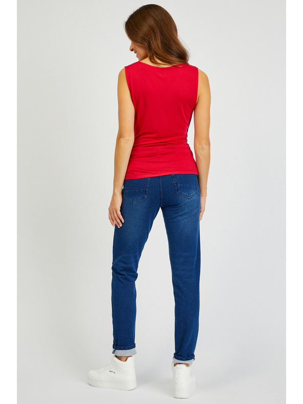 Sam 73 Rotes Basic-Tank-Top für Damen SAM73 Lupus