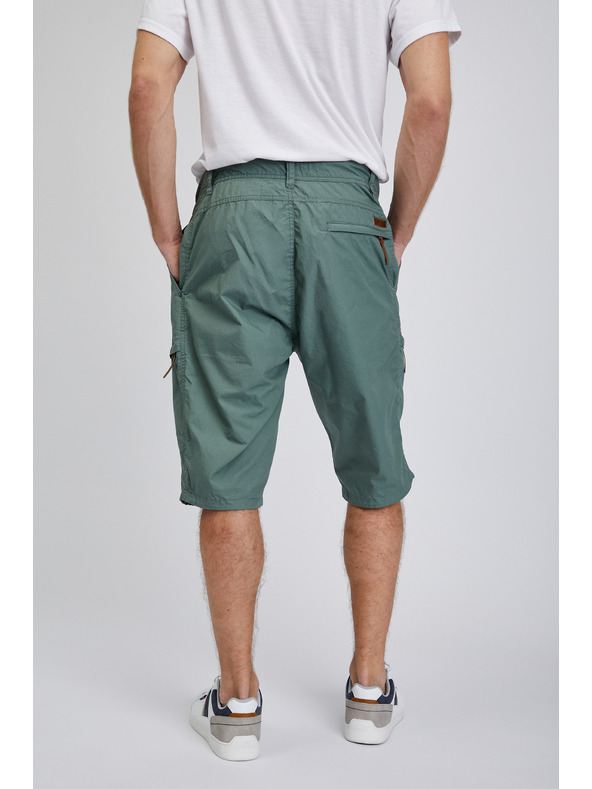 Sam 73 Grüne Herren-Baumwollshorts SAM73 Cygnus