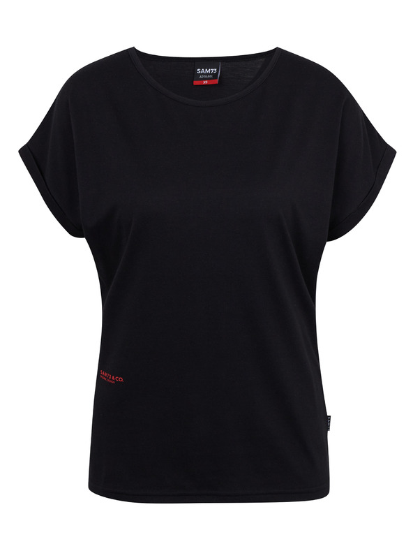 Sam 73 Schwarzes Damen-T-Shirt SAM73 Dorado