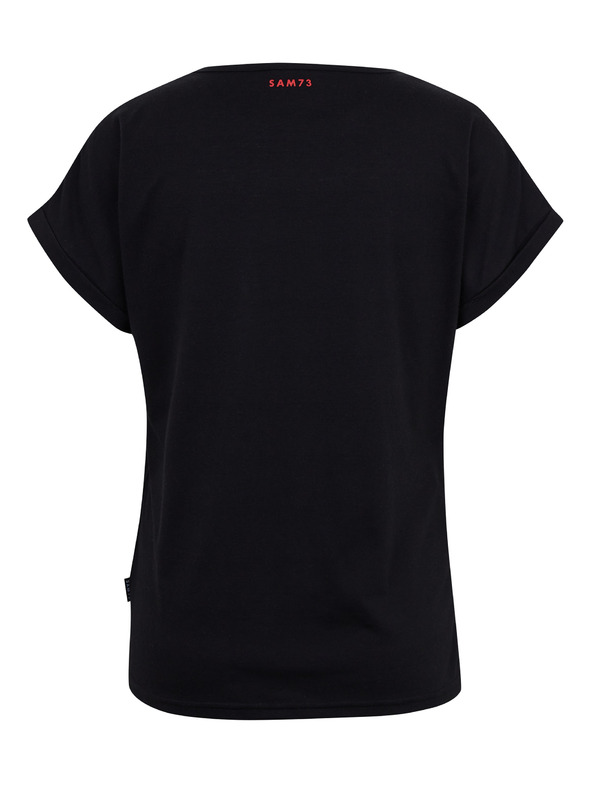 Sam 73 Schwarzes Damen-T-Shirt SAM73 Dorado