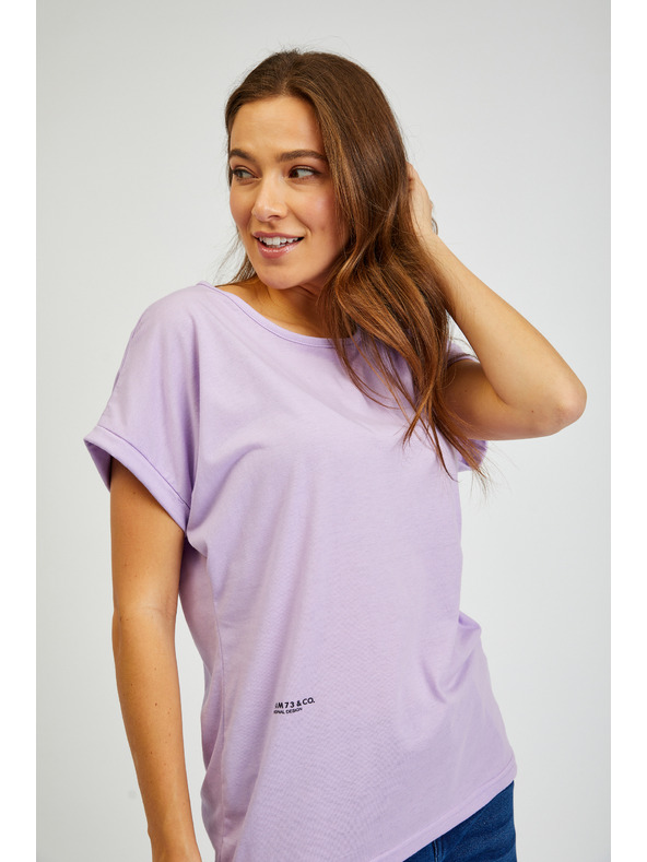 Sam 73 Hellviolettes Damen-T-Shirt SAM73 Dorado