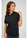 Sam 73 Schwarzes Damen-Poloshirt aus Baumwolle SAM73 Hydra