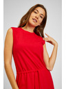 Sam 73 Rotes asymmetrisches Basic-Kleid für Damen SAM73 Antlia