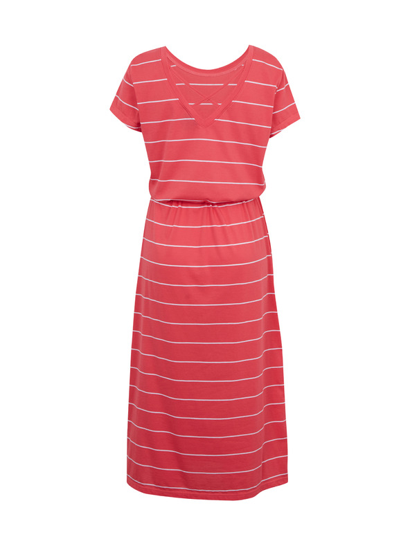 Sam 73 Rotes gestreiftes Damenkleid SAM73 Columba