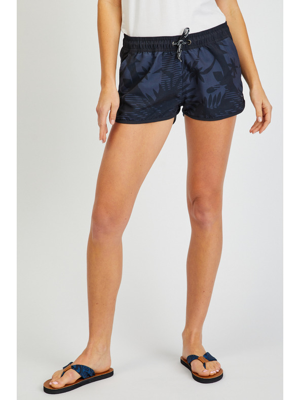 Sam 73 Dunkelblau Gemusterte Damen Shorts SAM 73 Pisces