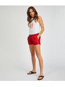 Sam 73 Rote gemusterte Shorts für Frauen SAM 73 Pisces