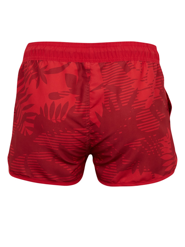 Sam 73 Rote gemusterte Shorts für Frauen SAM 73 Pisces