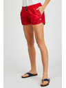 Sam 73 Rote gemusterte Shorts für Frauen SAM 73 Pisces