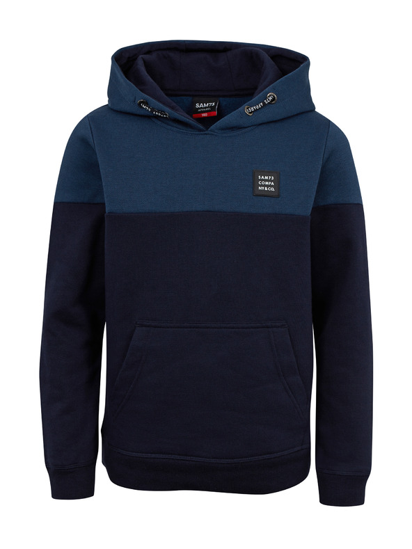 Sam 73 Dunkelblauer Kapuzenpullover für Jungen SAM 73 Sall