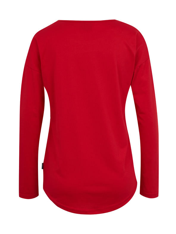 Sam 73 Rotes Langarm-T-Shirt für Frauen SAM 73 Patty