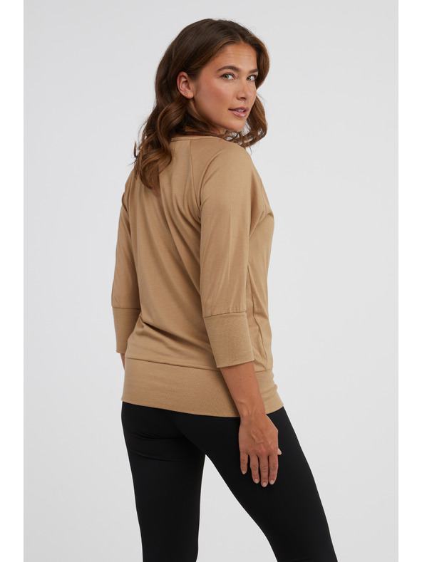 Sam 73 Hellbraunes Damen-T-Shirt SAM 73 Selma