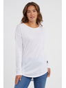 Sam 73 Weißes Damen-Langarm-T-Shirt SAM 73 Sherri