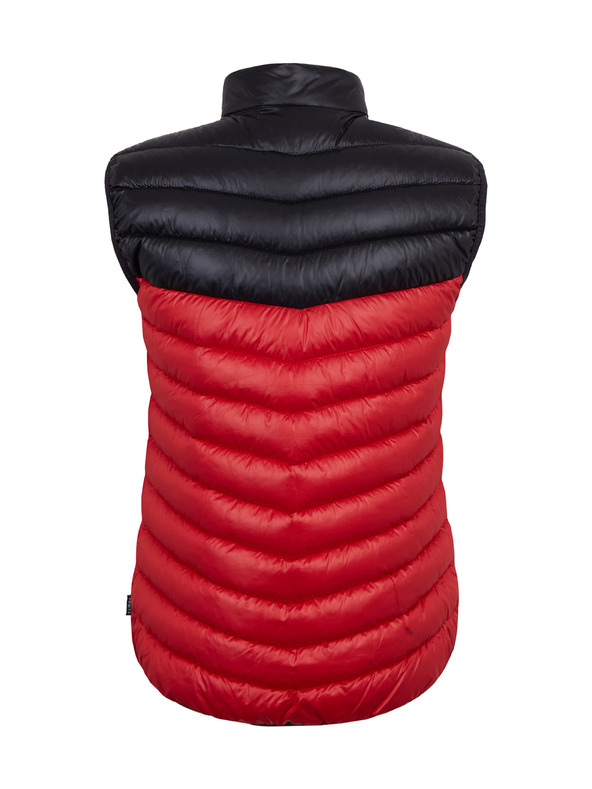 Sam 73 Schwarze und rote Herren-Steppweste SAM 73 Potter