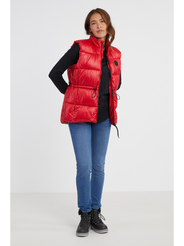 Sam 73 Rote Damen-Steppweste SAM 73 Charlotte