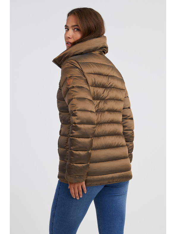 Sam 73 Braune Damen-Winter-Steppjacke SAM 73 Beta