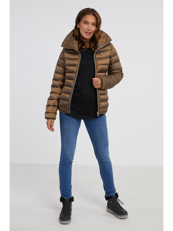 Sam 73 Braune Damen-Winter-Steppjacke SAM 73 Beta
