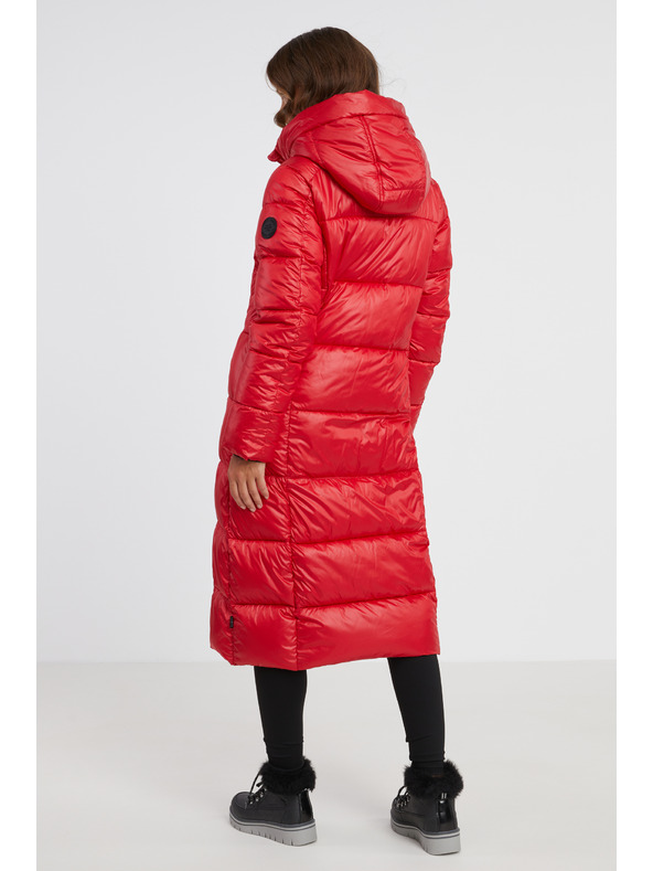 Sam 73 Rote Damen Steppjacke mit Kapuze SAM 73 Anna