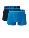 Sam 73 Set aus zwei Herren-Boxern in der Farbe Blau und Schwarz SAM 73 Hyacinth