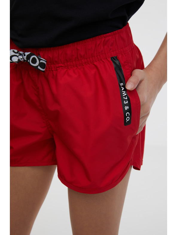 Sam 73 Rote Mädchen-Shorts SAM 73 Winnie