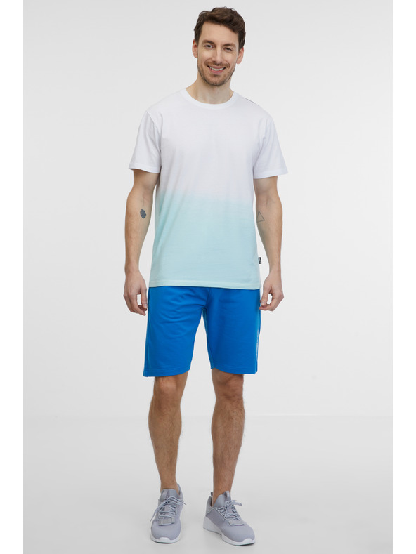 Sam 73 Blaues und weißes Herren-T-Shirt SAM 73 Vito