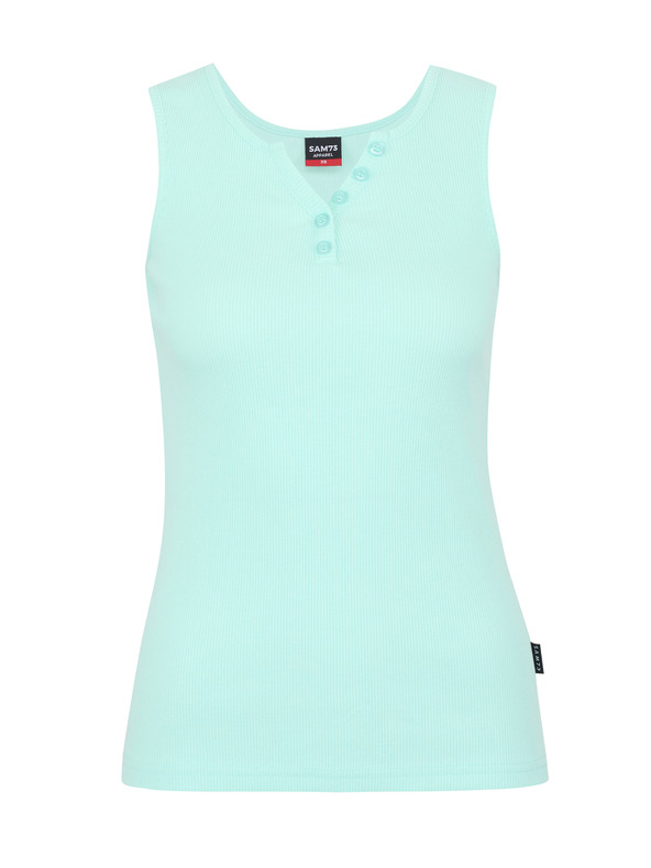 Sam 73 Türkisfarbenes Damen-Tank-Top SAM 73 Manuela