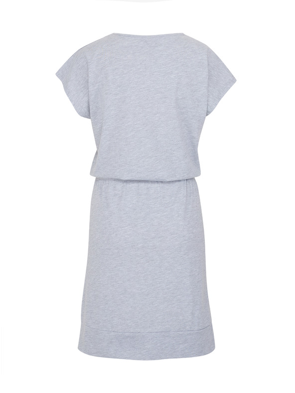 Sam 73 Hellgraues gestreiftes Damenkleid SAM 73 Esperanza