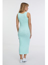 Sam 73 Türkisfarbenes Basic Maxikleid für Damen SAM 73 Rita