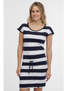 Sam 73 Weiß-blau gestreiftes Damenkleid SAM 73 Reyna