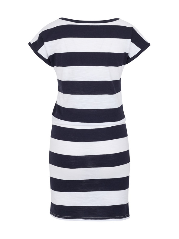 Sam 73 Weiß-blau gestreiftes Damenkleid SAM 73 Reyna