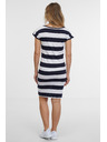 Sam 73 Weiß-blau gestreiftes Damenkleid SAM 73 Reyna