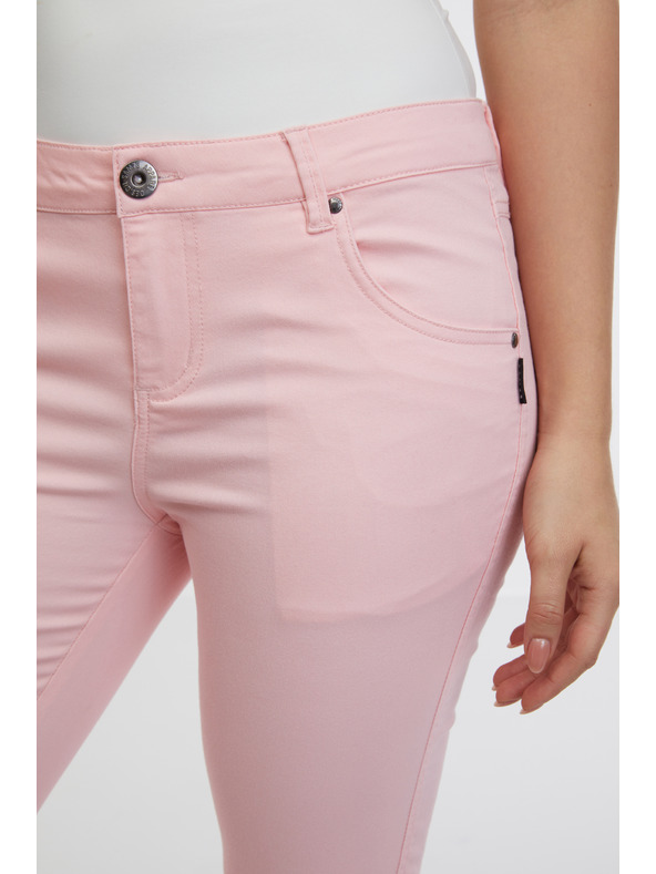 Sam 73 Hellrosa Damen-Dreivierteljeans mit schmaler Passform SAM 73 Amara