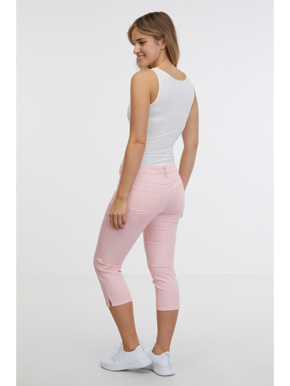 Sam 73 Hellrosa Damen-Dreivierteljeans mit schmaler Passform SAM 73 Amara