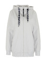 Sam 73 Hellgraues Damen-Sweatshirt mit Kapuze und Reißverschluss SAM 73 Lisa