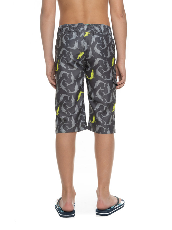 Sam 73 Graue gemusterte Badehose für Jungen SAM 73