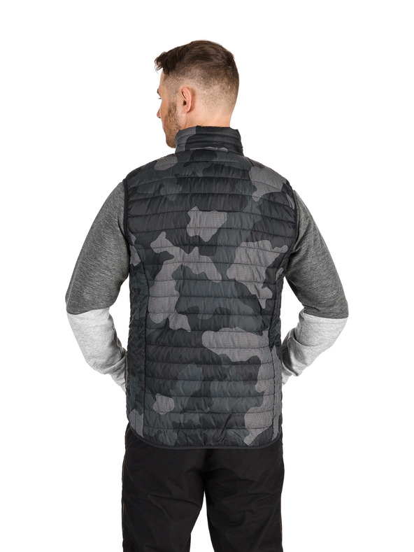 Sam 73 Dunkelgraue gemusterte Herrenweste SAM 73