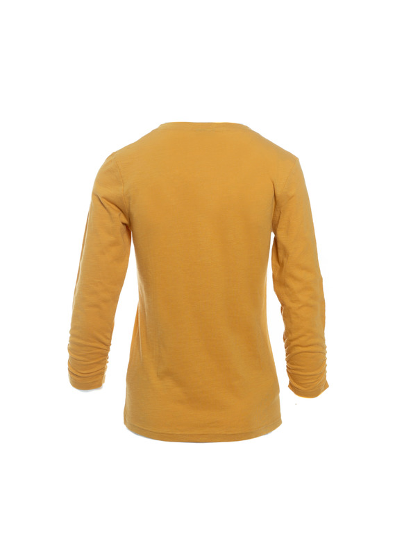 Sam 73 Senffarbenes Damen-T-Shirt SAM 73